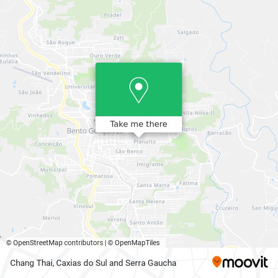 Chang Thai map