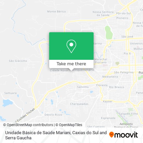 Unidade Básica de Saúde Mariani map