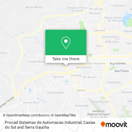 Procad Sistemas de Automacao Industrial map