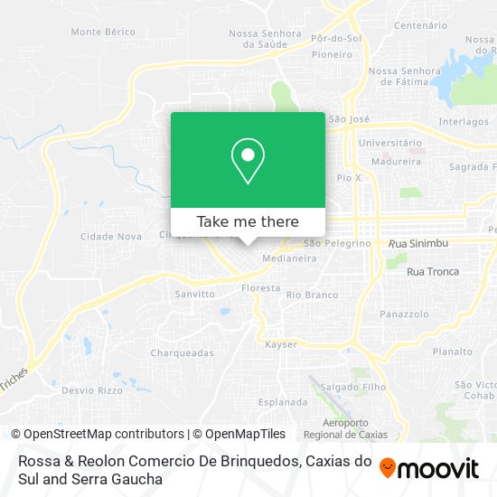 Rossa & Reolon Comercio De Brinquedos map