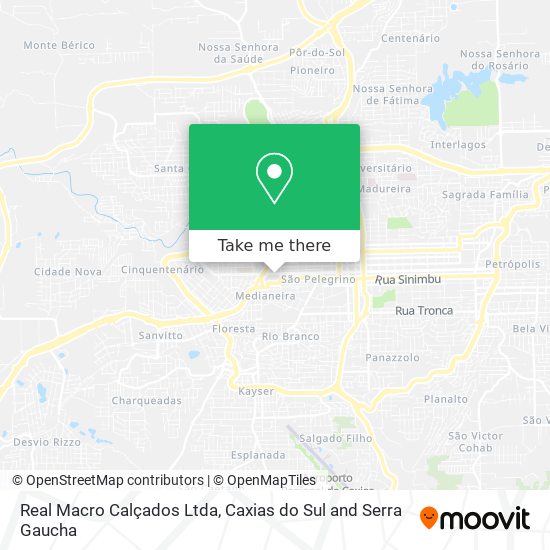 Real Macro Calçados Ltda map