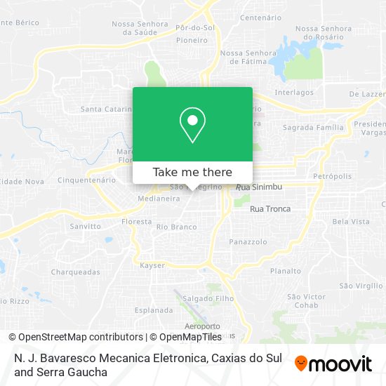 N. J. Bavaresco Mecanica Eletronica map