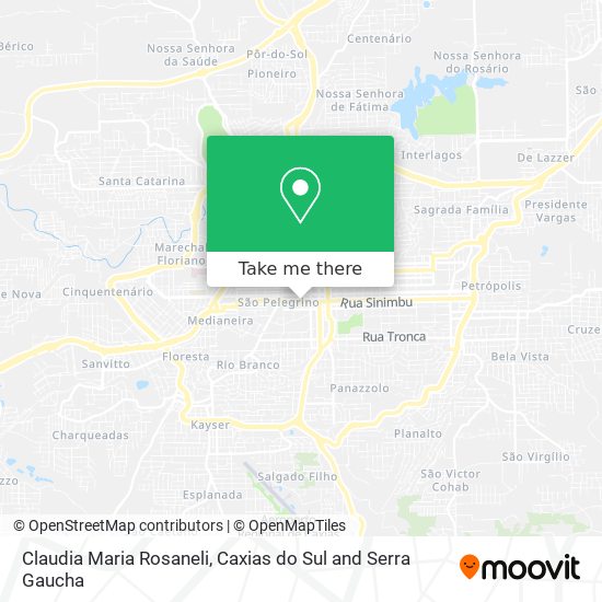 Claudia Maria Rosaneli map