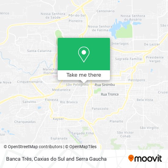 Banca Três map