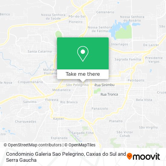 Condominio Galeria Sao Pelegrino map