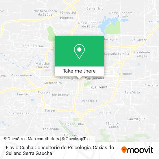 Flavio Cunha Consultório de Psicologia map