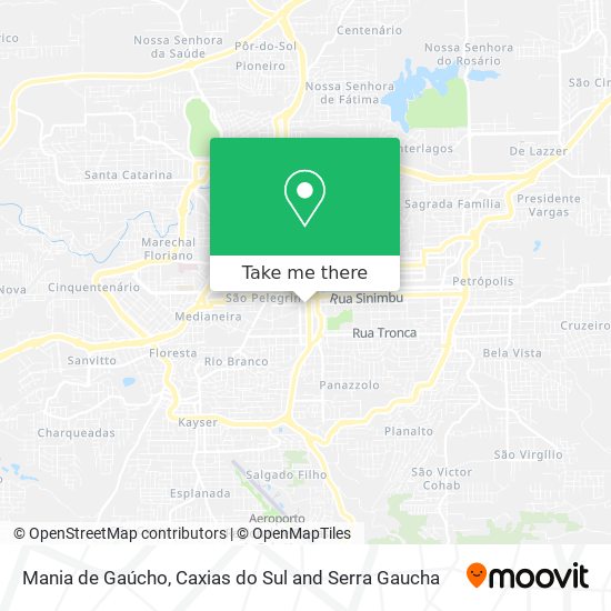 Mania de Gaúcho map