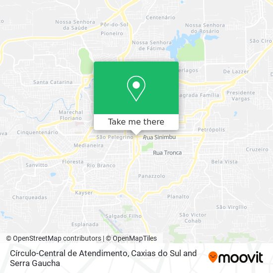 Círculo-Central de Atendimento map