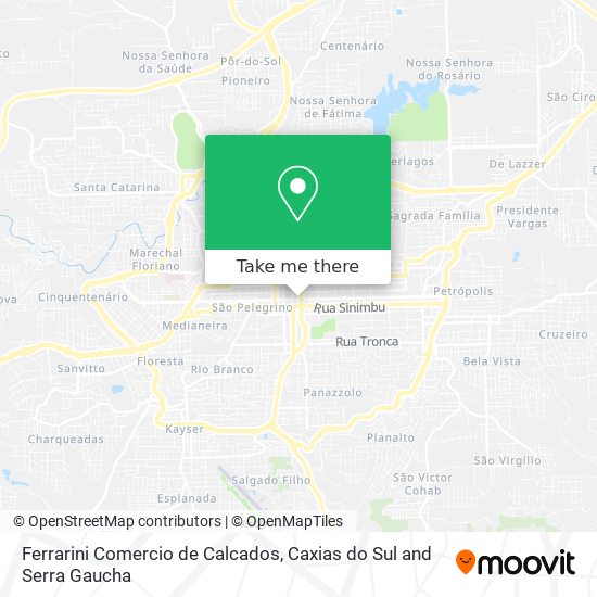 Ferrarini Comercio de Calcados map