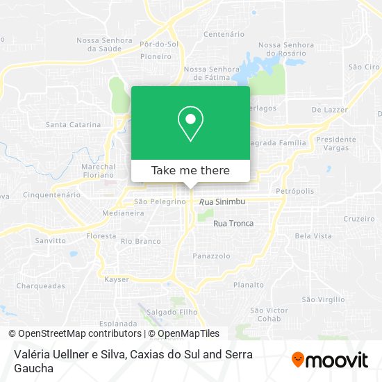 Valéria Uellner e Silva map