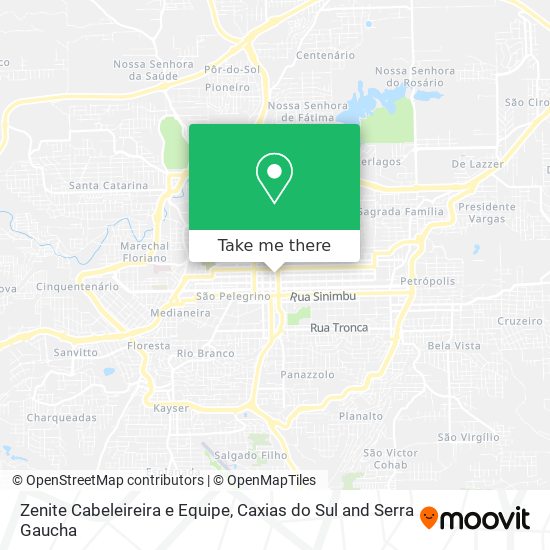 Zenite Cabeleireira e Equipe map
