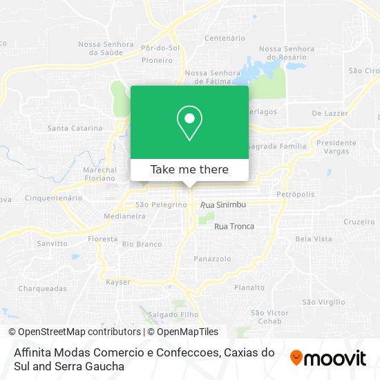 Affinita Modas Comercio e Confeccoes map