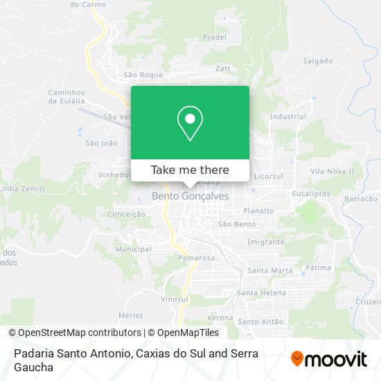 Padaria Santo Antonio map