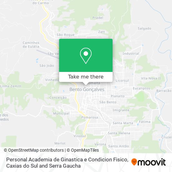 Personal Academia de Ginastica e Condicion Fisico map