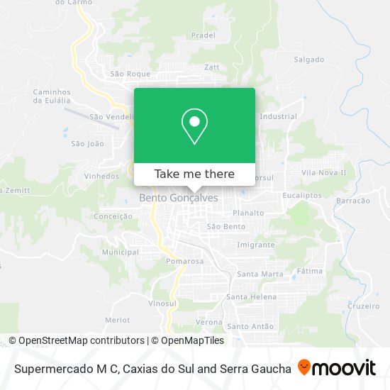 Supermercado M C map