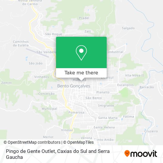 Pingo de Gente Outlet map
