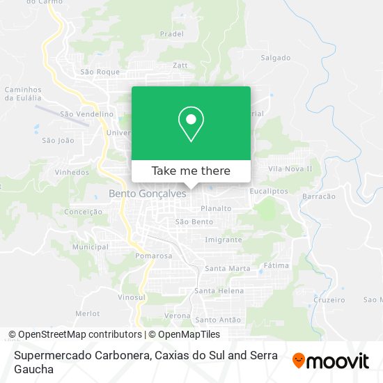 Supermercado Carbonera map