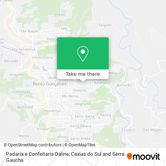 Padaria e Confeitaria Daline map