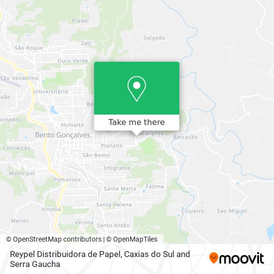Reypel Distribuidora de Papel map