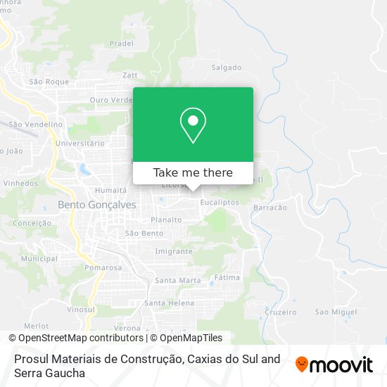 Prosul Materiais de Construção map