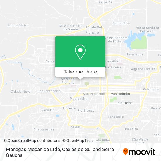 Manegas Mecanica Ltda map