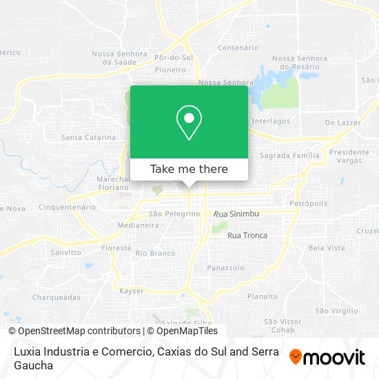 Luxia Industria e Comercio map