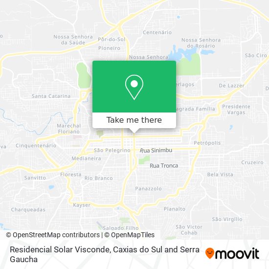 Residencial Solar Visconde map