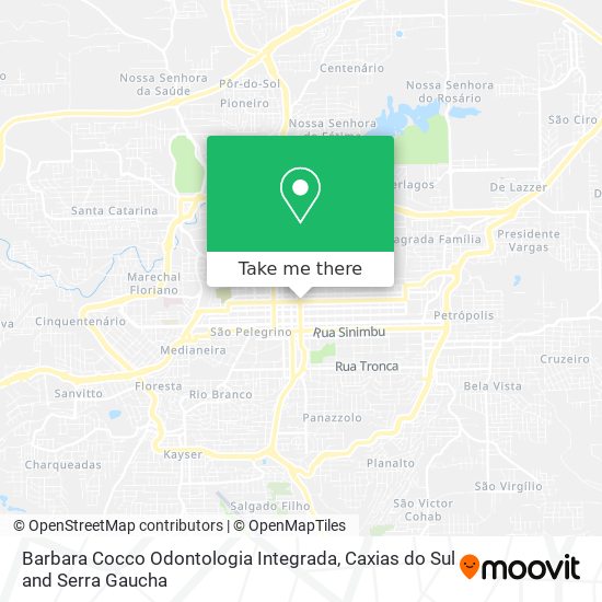 Barbara Cocco Odontologia Integrada map