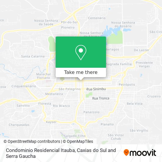 Condominio Residencial Itauba map