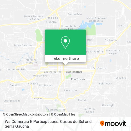 Ws Comercio E Participacoes map