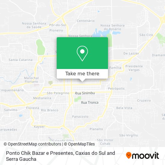 Ponto Chik Bazar e Presentes map
