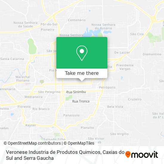 Veronese Industria de Produtos Quimicos map