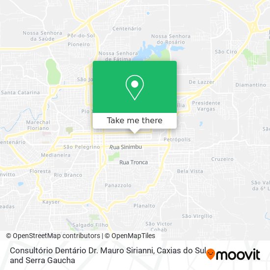 Consultório Dentário Dr. Mauro Sirianni map