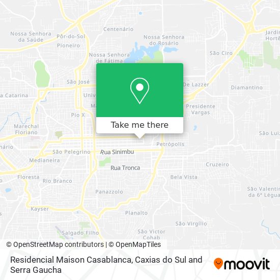 Residencial Maison Casablanca map