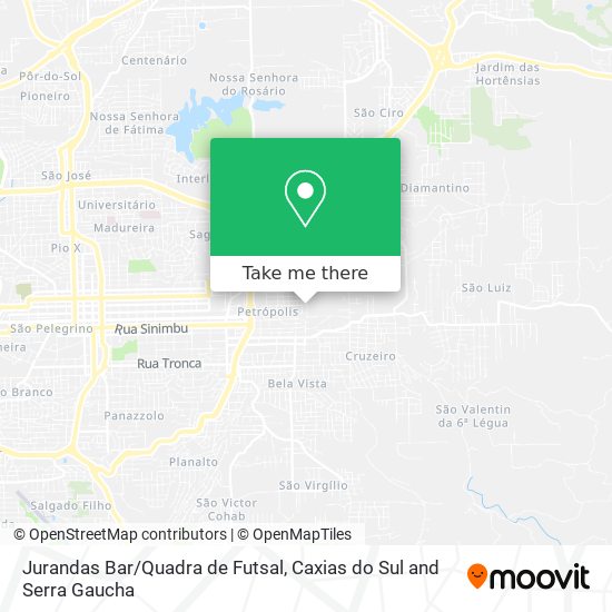 Jurandas Bar/Quadra de Futsal map