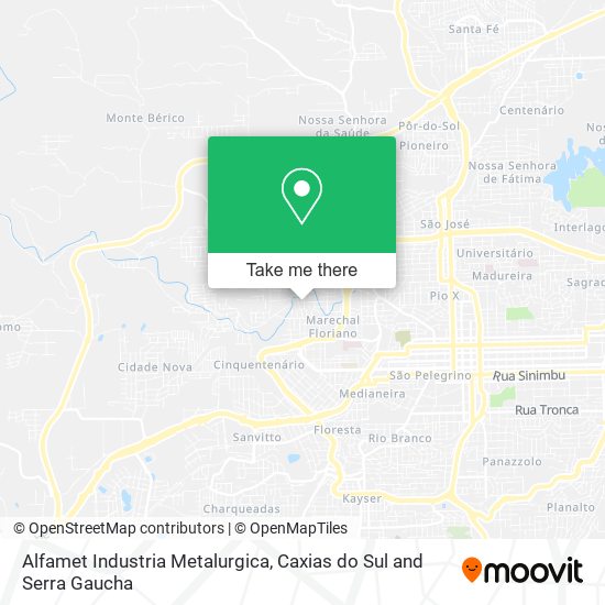 Alfamet Industria Metalurgica map
