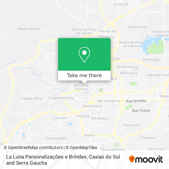 La Luna Personalizações e Brindes map