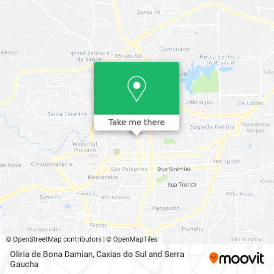 Oliria de Bona Damian map