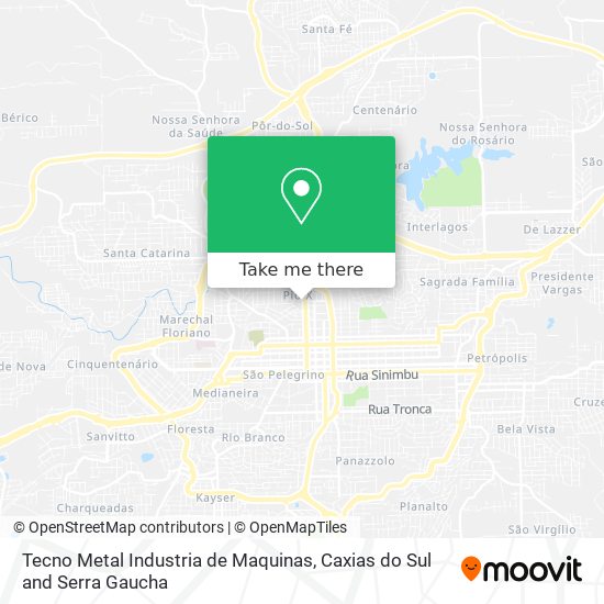 Tecno Metal Industria de Maquinas map