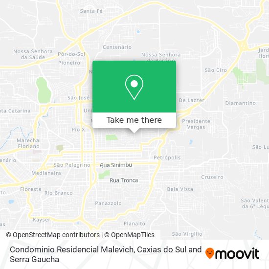 Condominio Residencial Malevich map