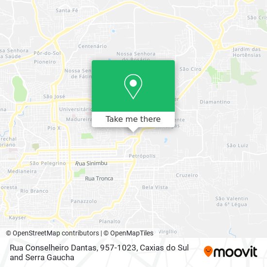 Rua Conselheiro Dantas, 957-1023 map