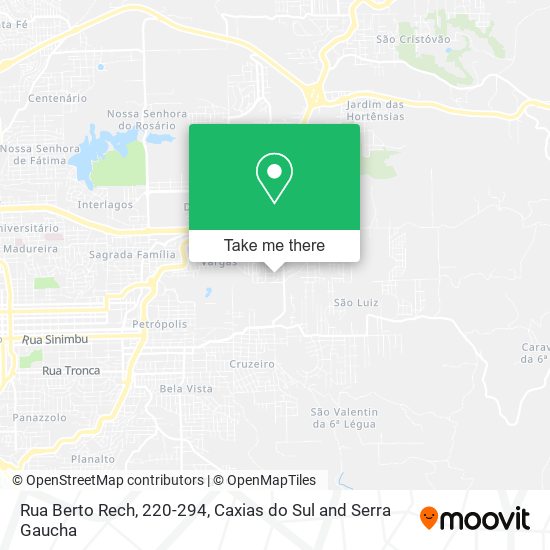 Rua Berto Rech, 220-294 map