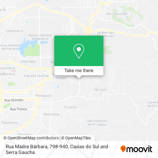Rua Madre Bárbara, 798-940 map