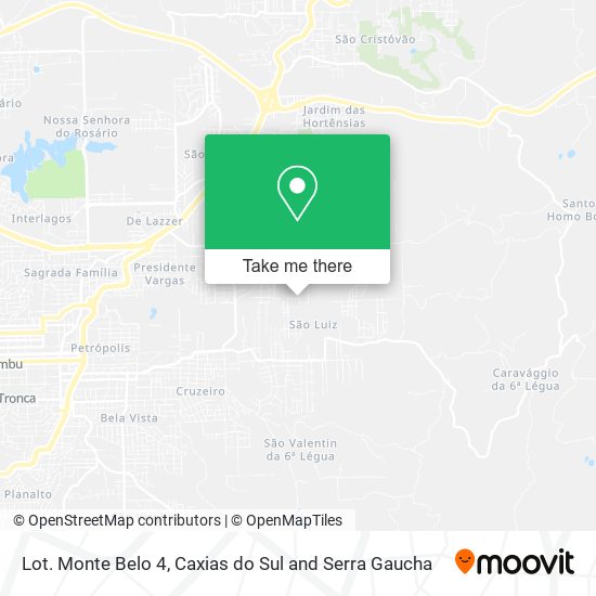 Lot. Monte Belo 4 map
