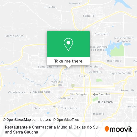 Restaurante e Churrascaria Mundial map