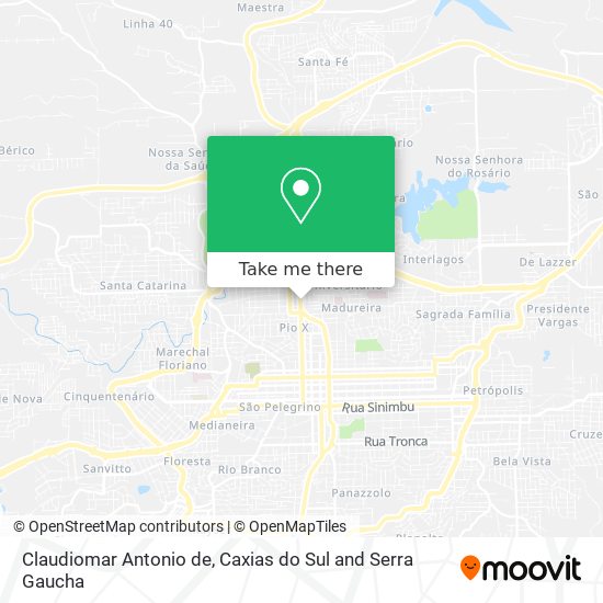 Claudiomar Antonio de map
