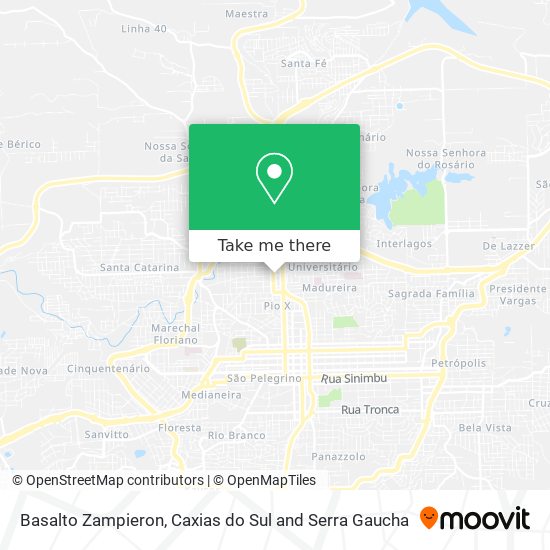 Basalto Zampieron map