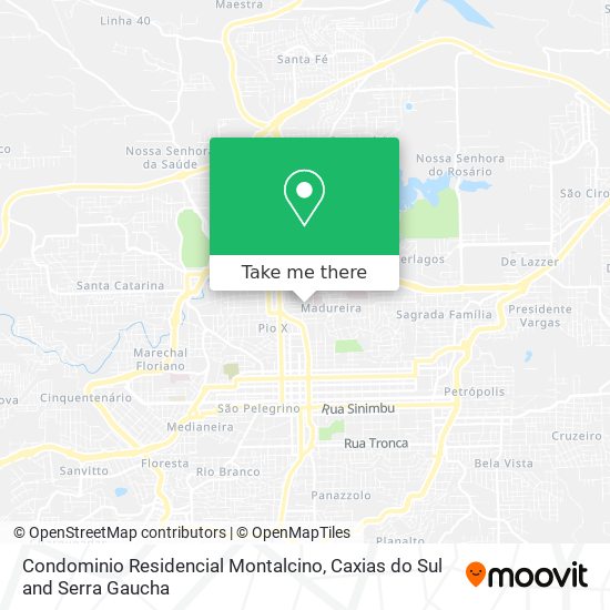 Condominio Residencial Montalcino map
