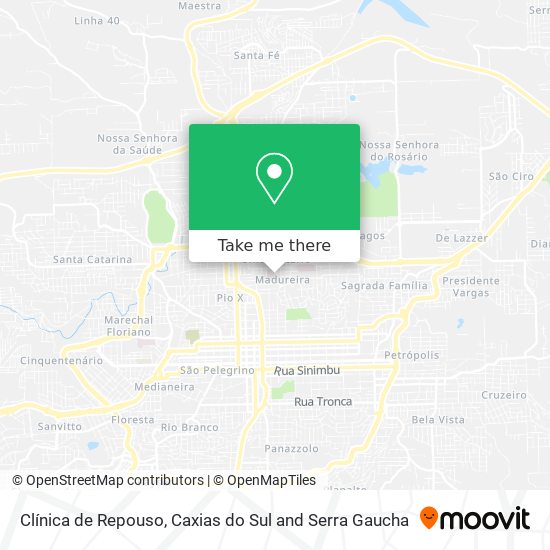 Clínica de Repouso map