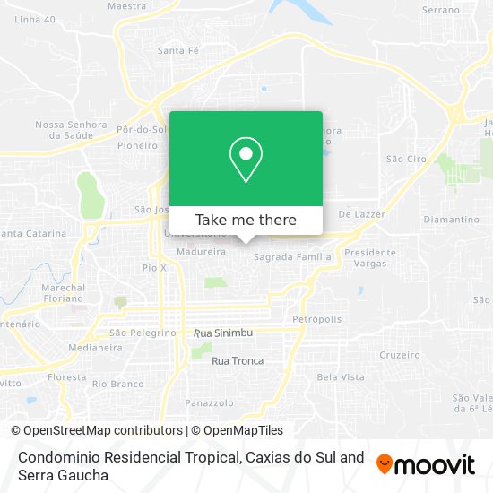 Condominio Residencial Tropical map